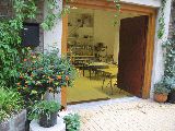 Eingang zum Atelier von Evelyn Klam